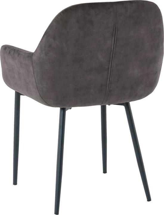 Beine schwarz, Bezug dunkelgrau