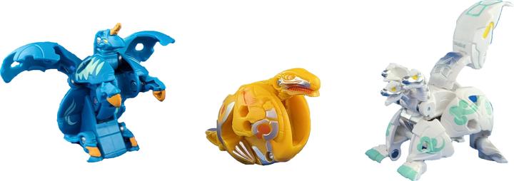 Actual product image Bakugan Evolutions' Starter Pack with 3 (Ultra Haos Howlkor, Basic Aurelus Trox, Basic Aquos Pegatri