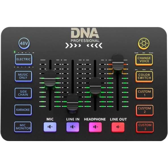 DNA SC ONE analogowy mikser audio 2 kanały USB-C (Mixer da club), Mixer audio