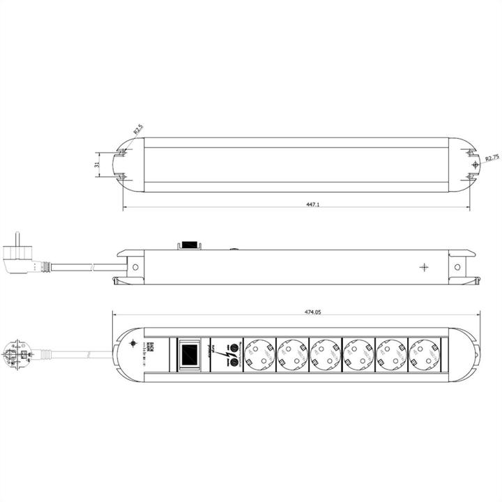 Produktbild Bachmann Primo Classic (6x, CEE 7/3, 2 m)
