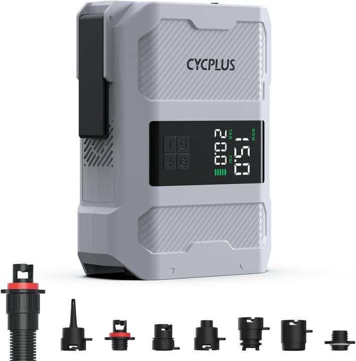 Cycplus Elektrische SUP-Inflationspumpe D17Pro 20 PSI Akku Aufblasen & Ablassen