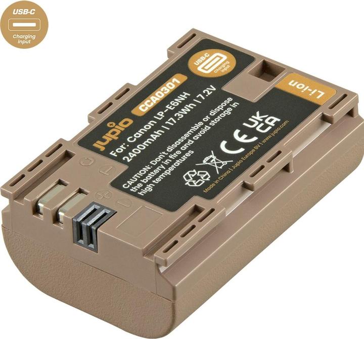 Produktbild Jupio LP-E6NH Ultra C (USB-C Input) 2400mAh (Kamera Akku)