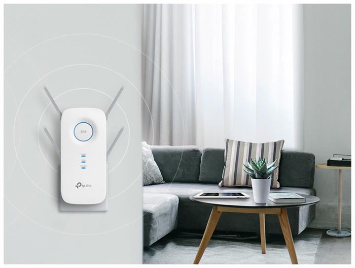 Actual product image TP-Link RE650 DE version Schuko (1733 Mbit/s, 800 Mbit/s)