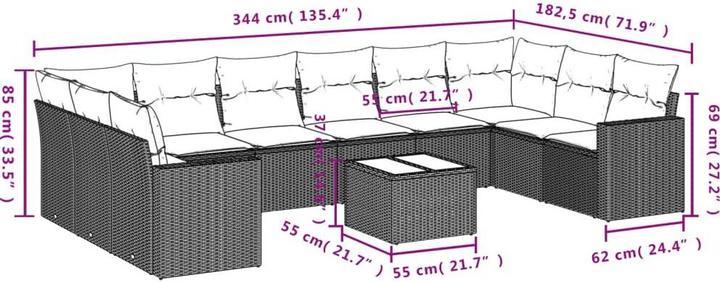 Produktbild vidaXL Aleah