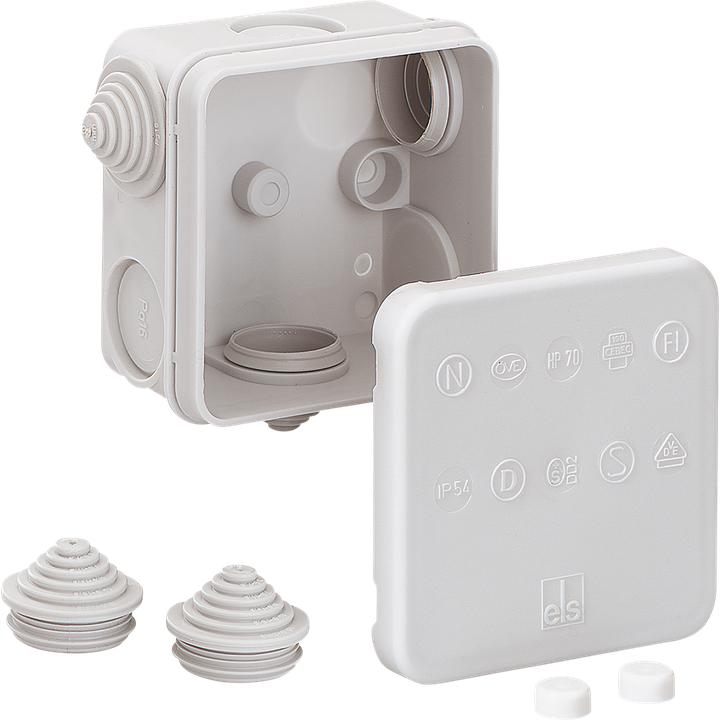 Immagine prodotto Spelsberg Scatola di derivazione da incasso vuota 75x75x43mm IP55