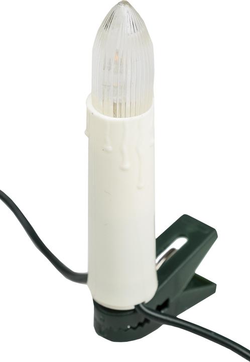 Produktbild Idena Kerzenlichterkette LED 30er warmweiss f.Innen (16 m)