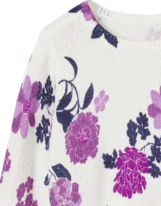 Actual product image Vertbaudet Girls jumper with flowers (86)