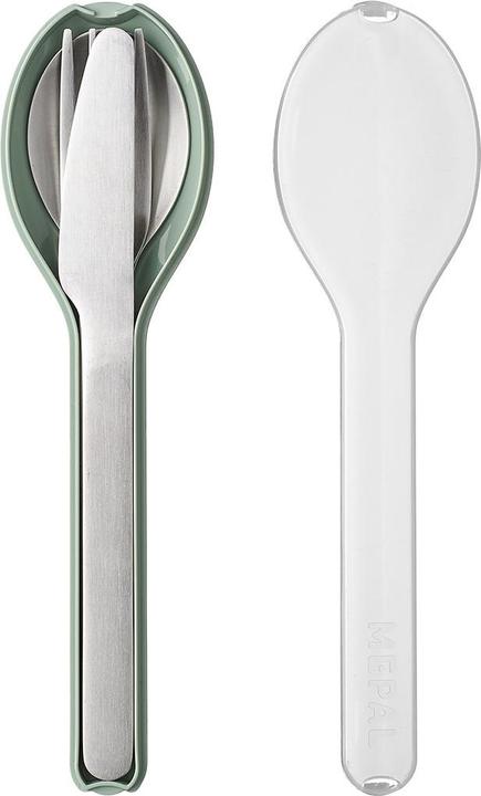 Productafbeelding Mepal Herbruikbaar bestek ellips 3-delig - nordic sage (3 Stuk, Bestekset)
