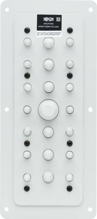 Actual product image Eaton TRIPPLITE SmartRack Cable Entry Gland Plate for NEMA-Rated Enclosure Cabinets 21-Port Membrane