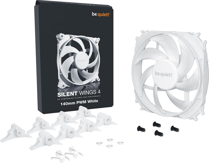 Image du produit be quiet! SILENT WINGS 4 Blanc 140mm PWM (140 mm, 1 x)
