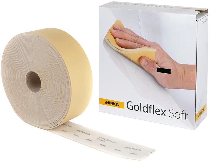 Produktbild Mirka Goldflex Soft 115x125mm P150 200Stk. ( 2912707015 ) Handpad Rolle perforiert (P150)