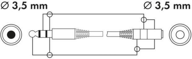 Produktbild Schwaiger Kopfhörerverlängerung (5 m, 3.5mm Klinke (AUX))
