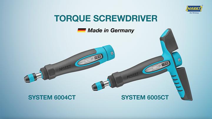 Actual product image HAZET Torque screwdriver 6005CT-100 (1/4", 4 - 10 Nm)