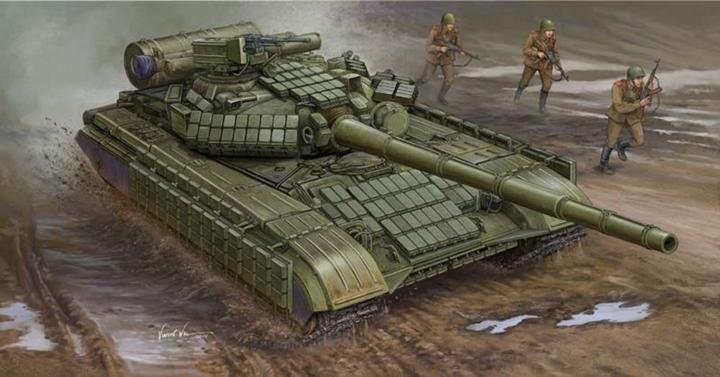 Actual product image Trumpeter Soviet T-64AV MOD 1984