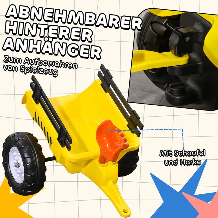 Image du produit Homcom Tracteur pour enfants