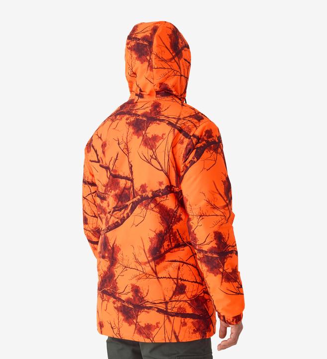 Produktbild Solognac Jagdjacke Regenjacke 100 warm geräuscharm Treemetic Orange