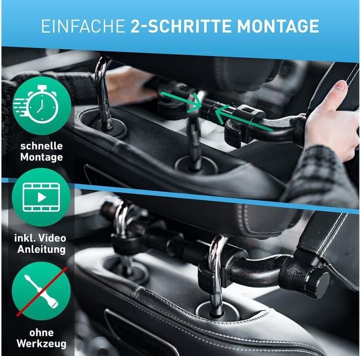 Produktbild Flipline Auto-Kopfstütze, weisse Nähte