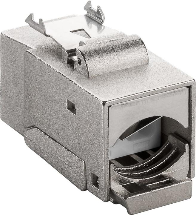 Actual product image Goobay CAT 6 KeyStone RJ45 Jack, STP shielded, 250 MHz (Keystone module)