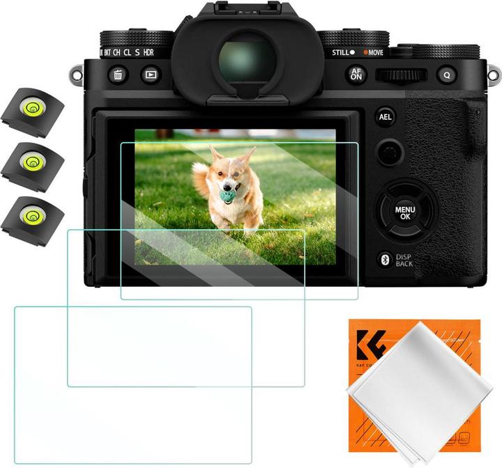 Produktbild K&F Concept Camera Screen Protector*3, with Hot Shoe Level*3, for Fujifilm X-T5