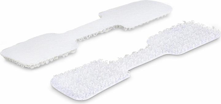 Produktbild StarTech com CABLE-TAG-HLWH, Kabelmarkierungen, Universal, Weiss (Klettkabelbinder, 90 mm, 100 Stk.)