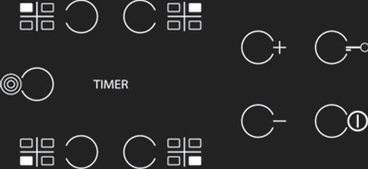 Immagine prodotto Whirlpool AKT 8130 BA Piano cottura integrato in ceramica a 4 zone