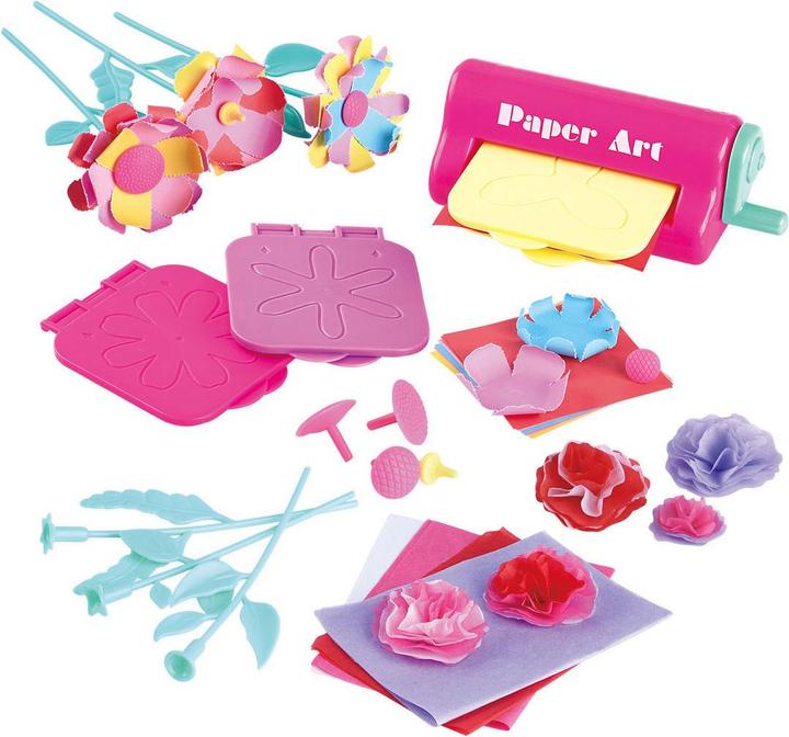 Image du produit Play Set de bricolage de fleurs en papier, 38 pièces.