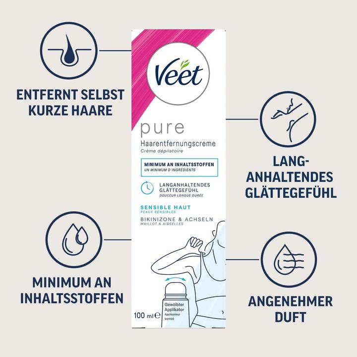 Image du produit Veet Bikini et aisselles (100 ml, 1 x, 130 g)