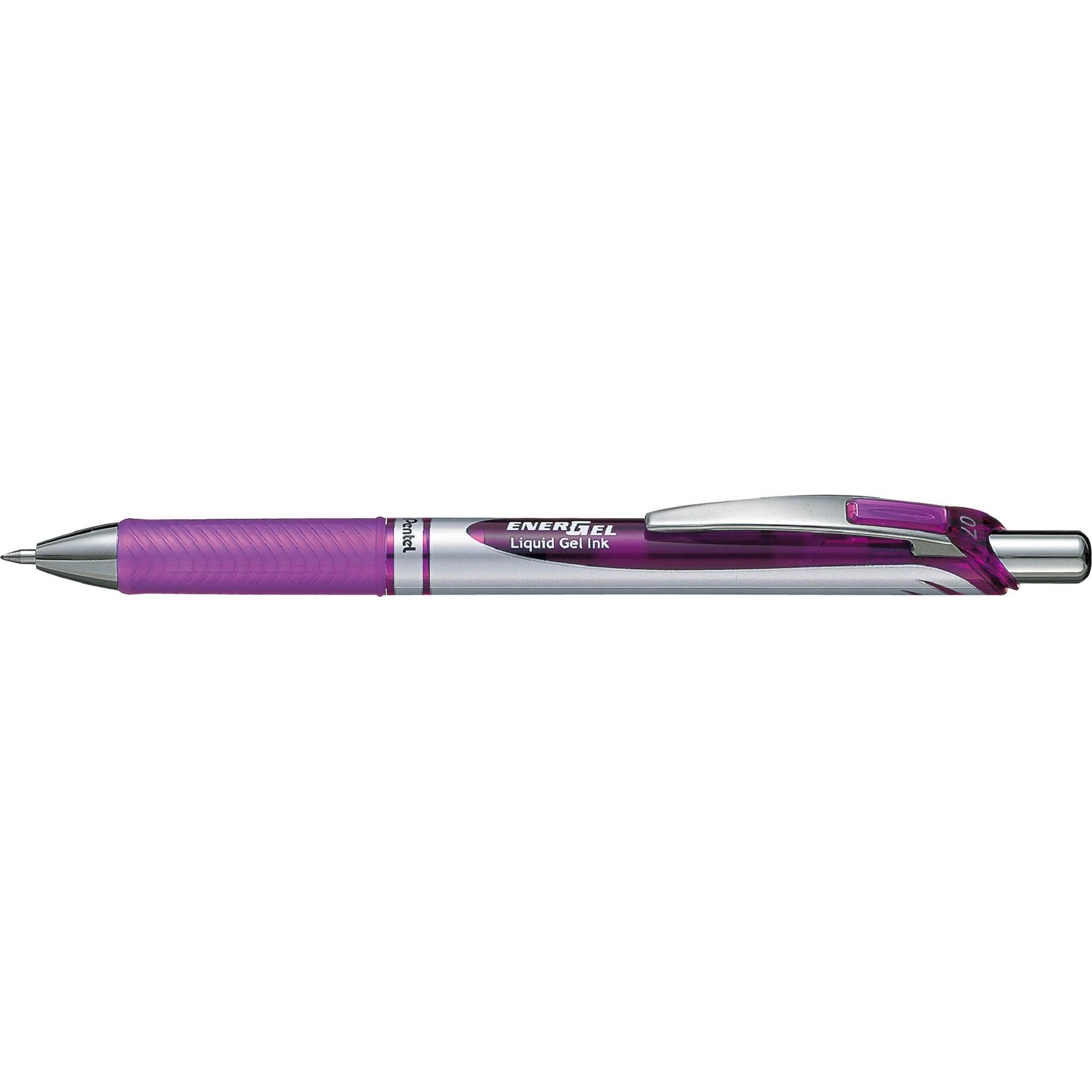 Pentel, Schreibstifte, EnerGel Xm Rétractable (Purple, 1 x)