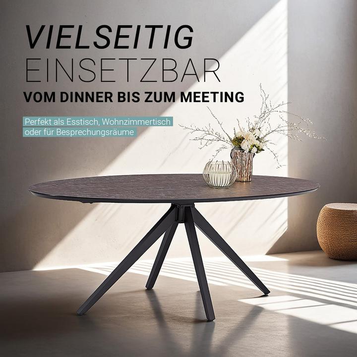 Image du produit Homestyle4u Esstisch Oval