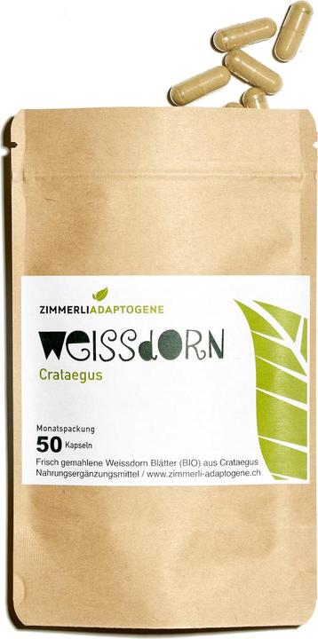 Zimmerli Adaptogene Gélules d'aubépine 50 gélules (1 pièce(s), Capsules, 25 g)