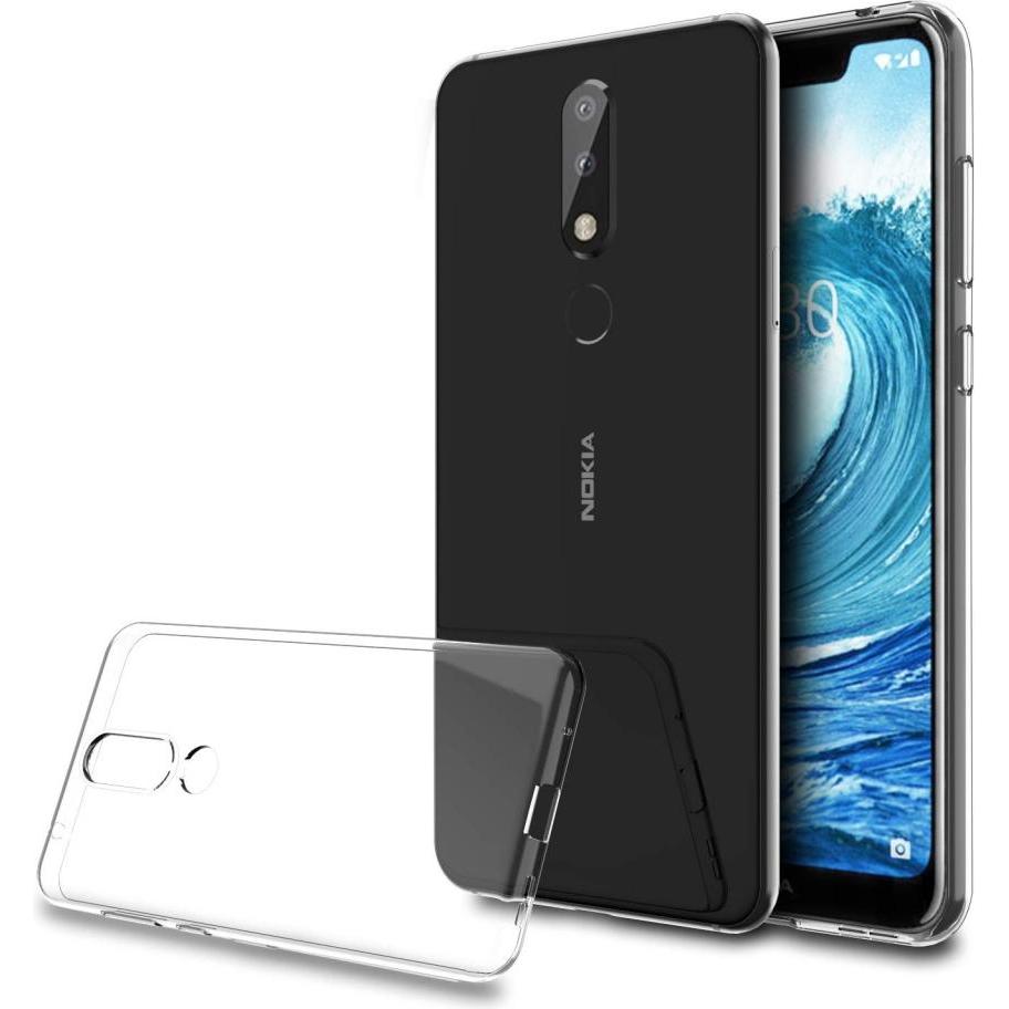 Thumbnail - Screenguard Nokia 5.1 Plus Flexible TPU Clear Case (Nokia 5.1 Plus), Smartphone Hülle, Transparent