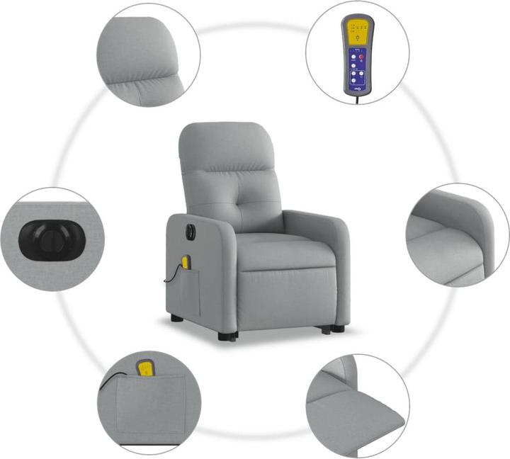 Image du produit vidaXL Massagesessel mit Aufstehhilfe