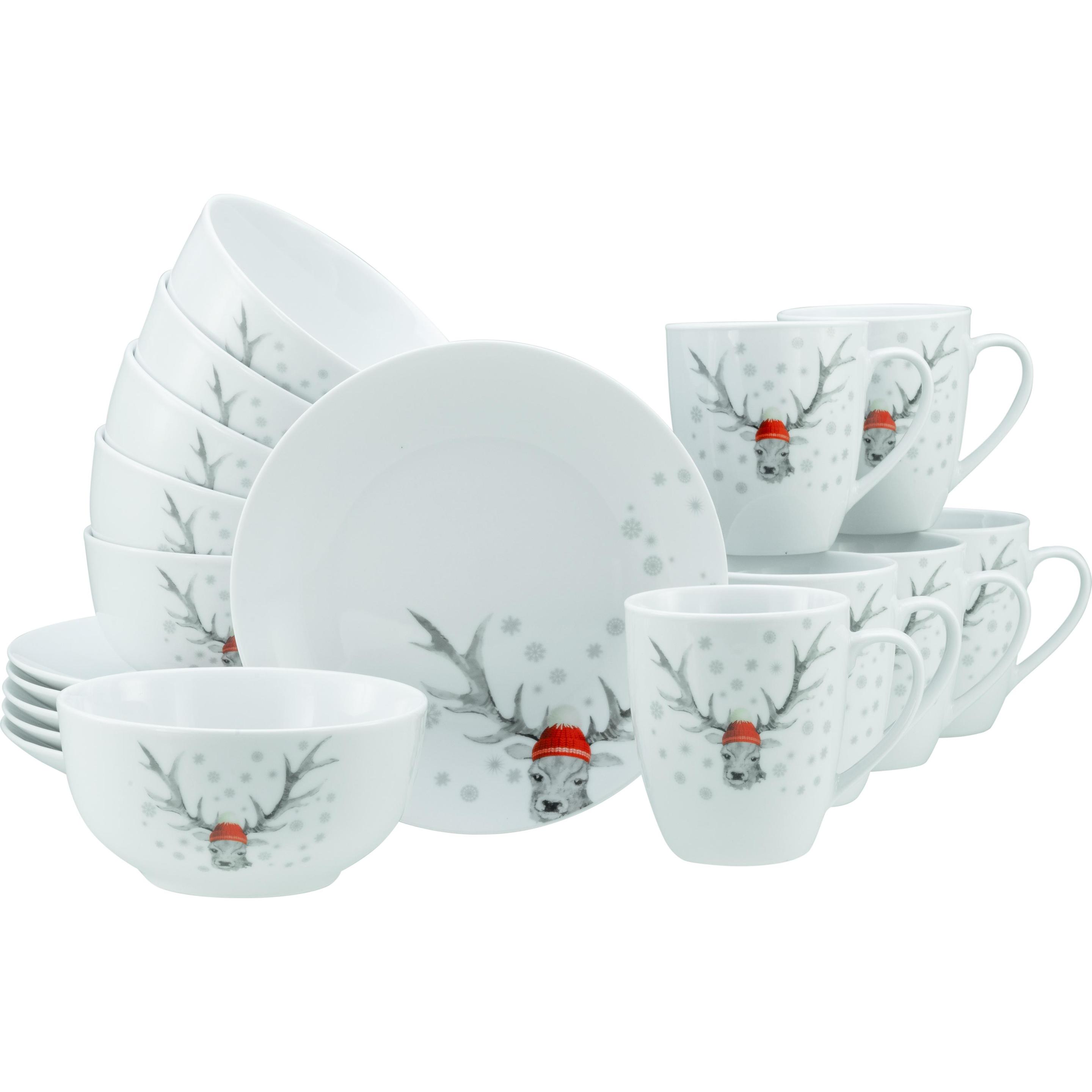 Thumbnail - CreaTable, Geschirrset, Hirsch (6 Stück)