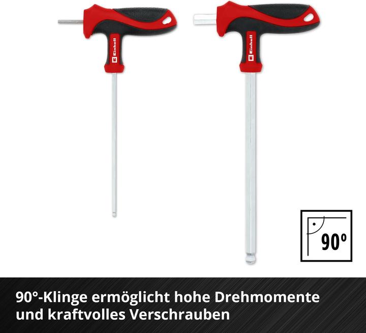 Actual product image Einhell Accessories T-Griff Schraubendr.Satz 6tlg (Allen screw)