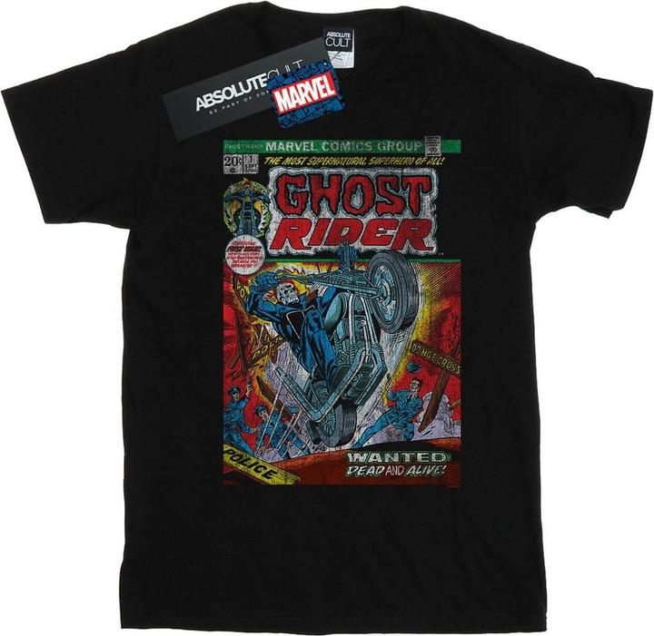 Produktbild Ghost Rider Distressed Comic Cover TShirt Jungen (128)