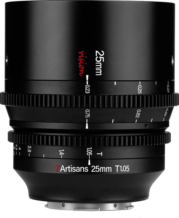 Image du produit 7artisans Focale fixe 25 mm T1.05 (Monture L, APS-C / DX)