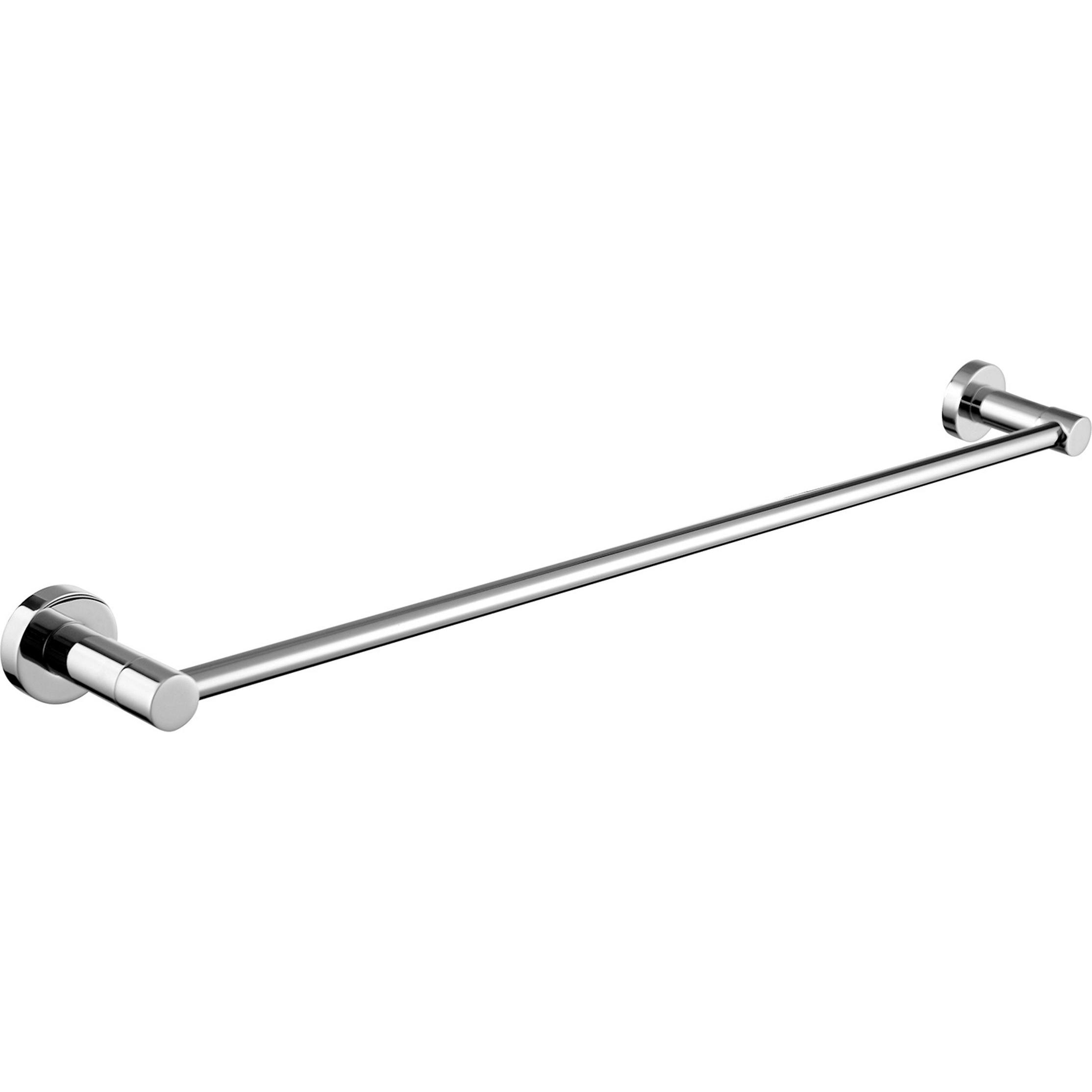 Omnires, Porta asciugamani + ganci per asciugamani, Modern Project Handtuchhalter 60 cm Chrom