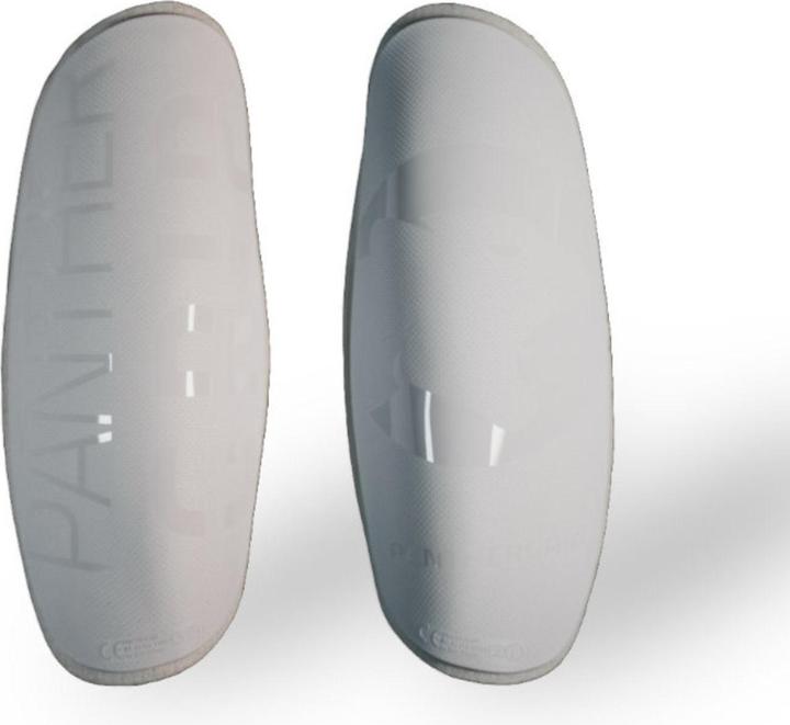Image du produit Panthergrip Protège-tibias de football avec aide à l'enfilage Blanc Taille L (L)