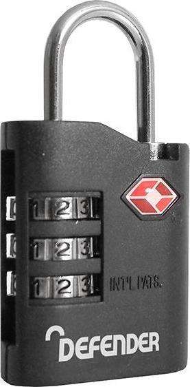 Actual product image Defender Tsa Combination Padlock 35mm