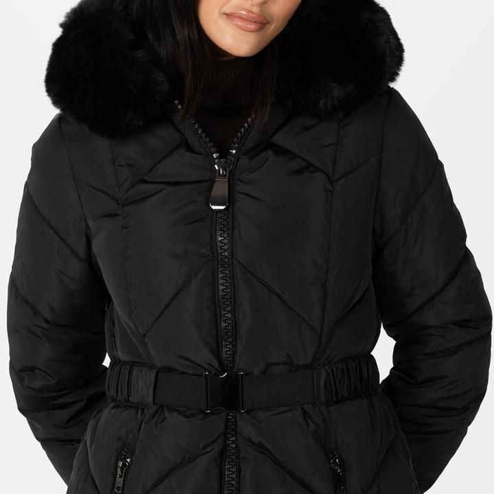 Immagine prodotto Lovedrobe Cappotto invernale con cappuccio e cintura
