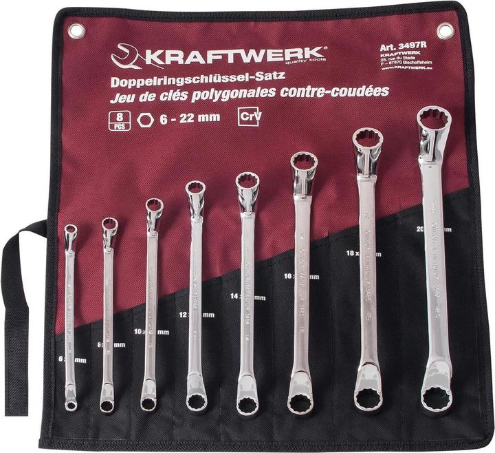 Image du produit Kraftwerk Jeu de clés mixtes 8 pcs. (22 mm)