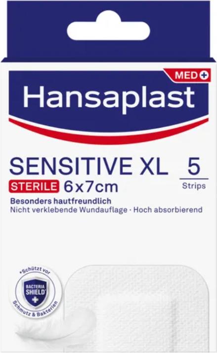 Produktbild Hansaplast Wundpflaster Sensitive 4XL 5 Stück (5 x)