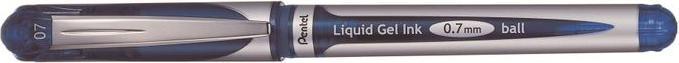 Actual product image Pentel Gel Writer EnerGell Liquid (Blue, Silver, 1x)