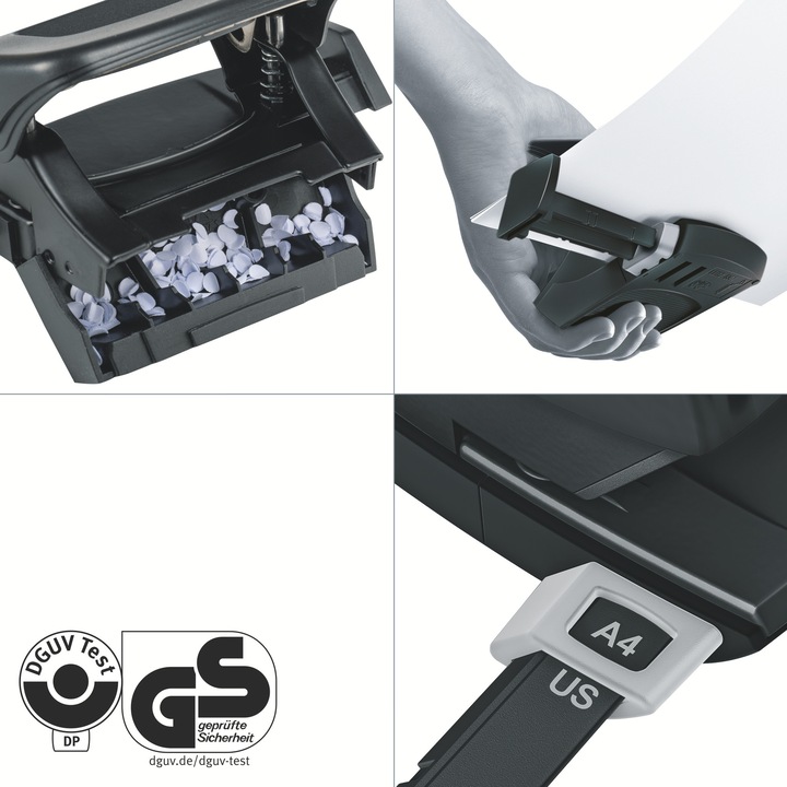 Produktbild Leitz Locher NeXXt Recycle 10 Seiten, Schwarz