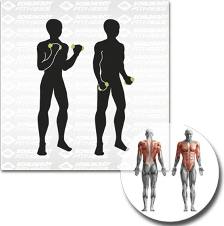 Actual product image Schildkröt Vinyl dumbbell set (2 x 3 kg)