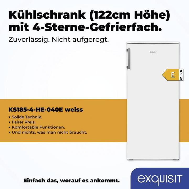 Immagine prodotto Exquisit KS185-4-HE-040E (190 l)