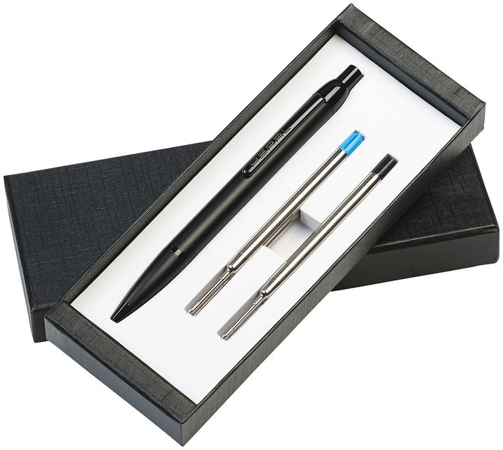 Immagine prodotto Pearl Biro retrattili di alta qualità in confezione regalo con 4 ricariche (Nero)
