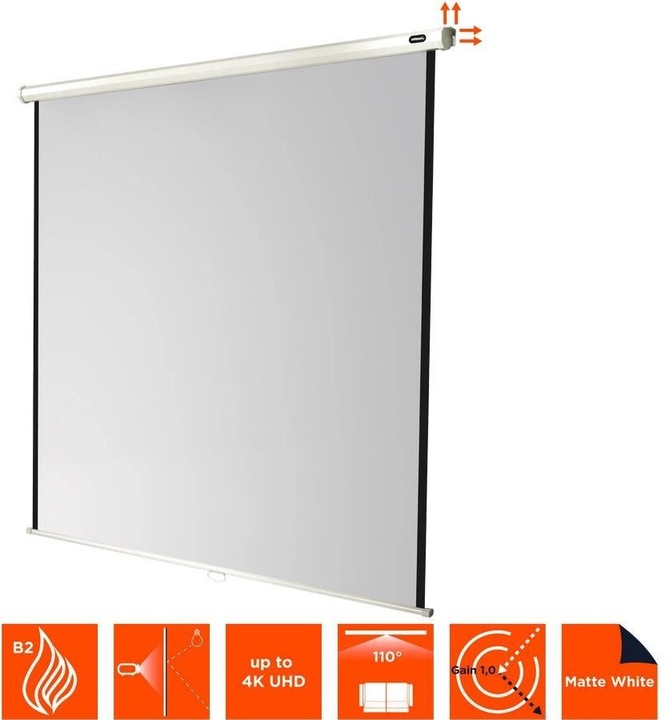 Actual product image Celexon Rollo Economy, Canvas, 1:1 (88.98", 1:1)