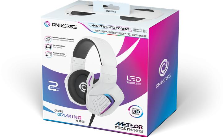 Image du produit Oniverse Gaming Headset Meteor - Frost White (Filaire)