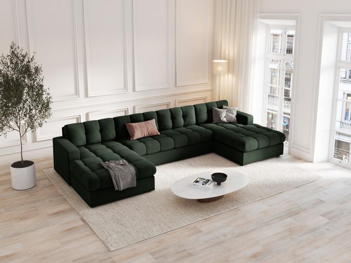 Actual product image CXL by Christian Lacroix Panoramic Sofa, "Yohan", 5 Seats, 294x160x72 Made in Europe (Sofa landscape)